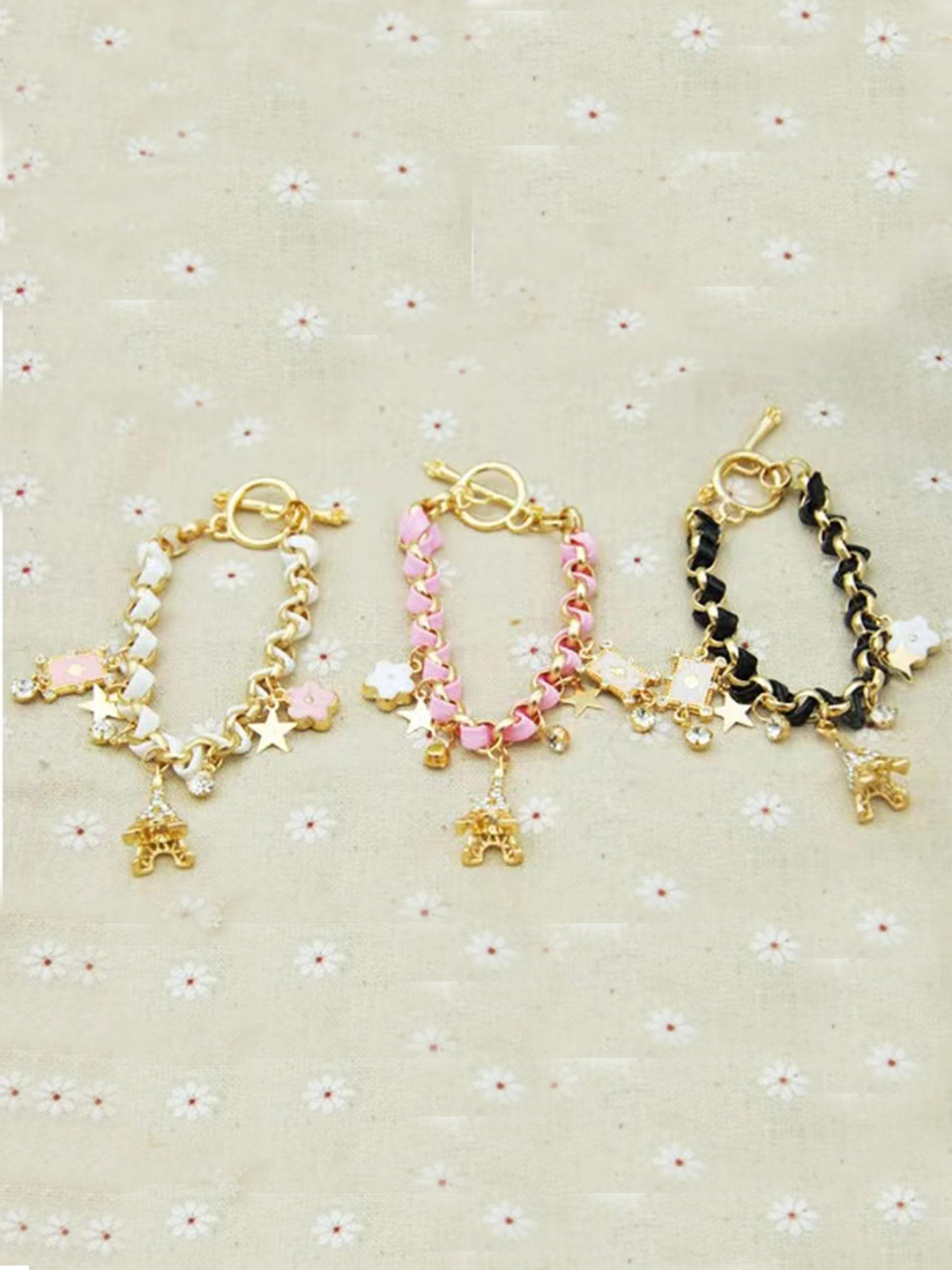 YouBella Jewellery Gold Plated Charm Bracelet for Girls and Women (Style 2)